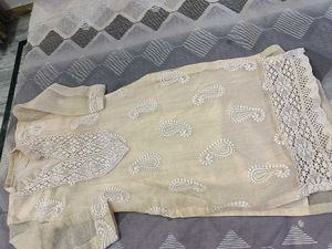 Beautiful Suit With Plazzo N Elegant Dupatta