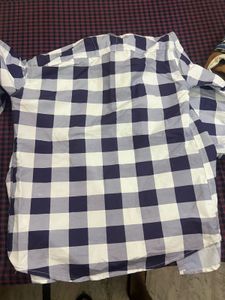 Plaid Button-Down Shirt