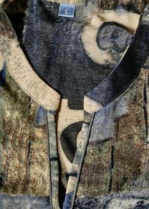 Patterned Button Down Kurti