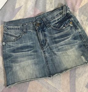 Denim Mini Skirt