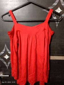 Stylish Red Casual Top for Women