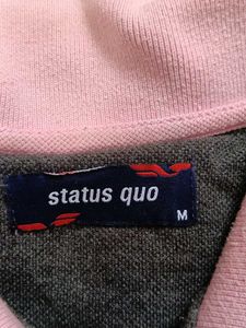 Pink Status Quo Polo Shirt