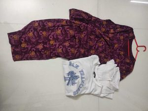 Floral Co-ord Set 3XL & 2 White Tops 2XL