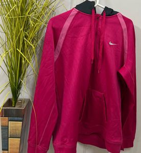 Nike Hot Pink Hoodie - Size L