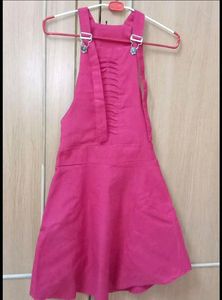 Pink Dungree For Girls(30-32)