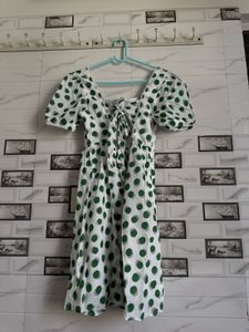 Green Polka Dot Dress
