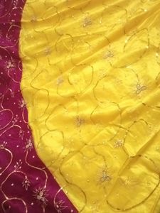 Haldi Lahenga Choli With Duptta