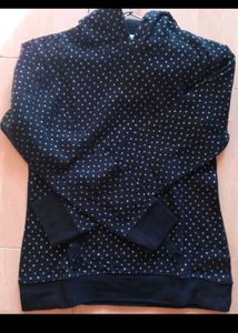 Black Hooded Sweatshirt