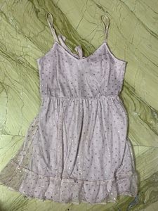 Sparkly Pink Mini Dress