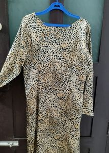 Leopard Printed Kurt