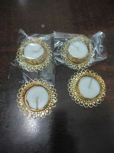 Beautiful Golden T-light Diya