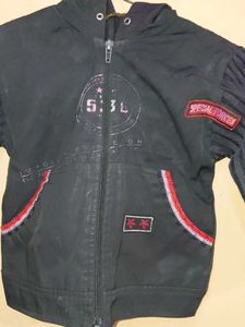 Stylish Kids Hooded Jacket too used