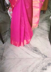 Pink saree