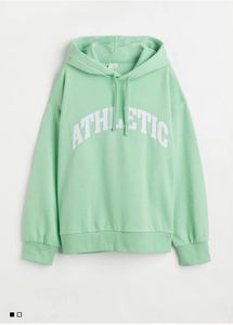 H&amp;M Green Athletic Graphic Hoodie