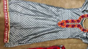 2 lang dress without dupatta