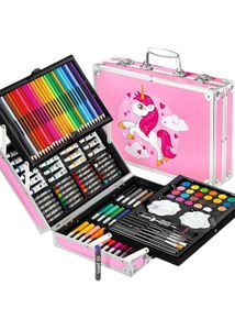 Art Supplies Kit With Metal Suitcase