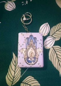 Vintage Silver Compact Mirror