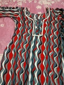 Women Kurti Trouser With Stylish Sleeve Design