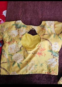 Yellow Floral Blouse