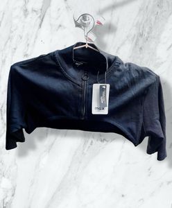 Black MAX Crop Jacket