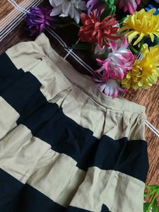 Striped Casual Skirt