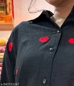 Zara Heart Print Shirt
