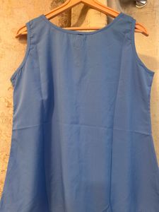 Trendy Blue Top, Bust- 34