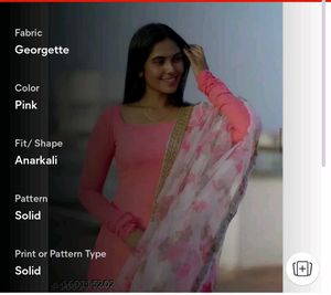 Plus Size Anarkali With Dupatta