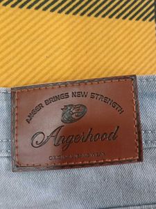 Light Blue Wide Leg Denim Jeans