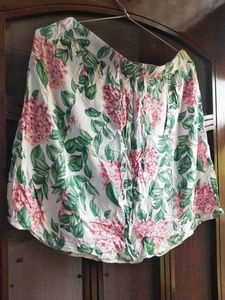 Botanical Print Skirt