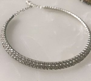 Elegant Rhinestone Choker Necklace