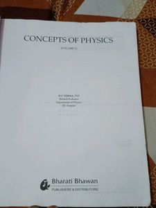 Hc Verma Book Physics