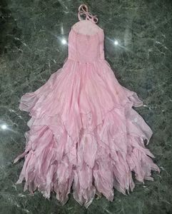 Pink Layered Party Dress