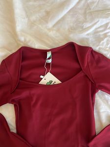 Burgundy Newme Top