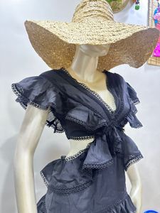 Black Ruffle Dress