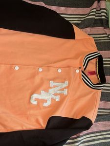 Peach Varsity Jacket