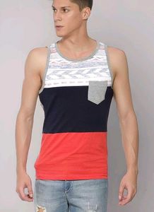 Gym Vest Colour Block