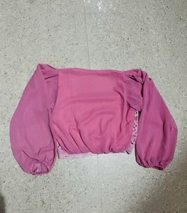 Pink Crochet Top