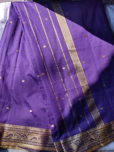 Beautiful Purple Silk Saree 💜