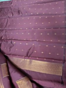 Maroon Artsilk Saree