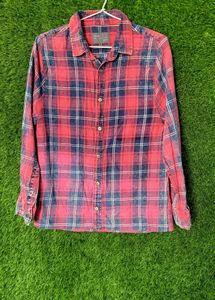 ZARA Unisex Plaid Flannel Shirt