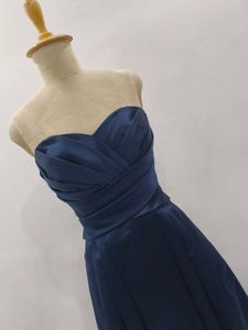 Elegant Navy Blue Gown