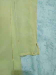 Yellow Anarkali