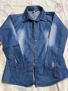 Formal Denim Look Shirt