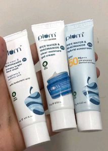 Plum Skin Care Kit Rice Water Niacinamide New Seal