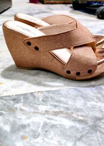Rose Gold Glitter Heels