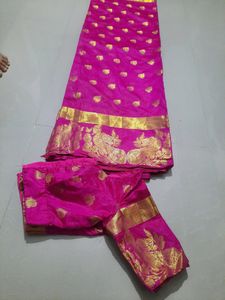 Pink Saree