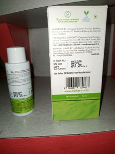 mama earth tea tree hail oil booster