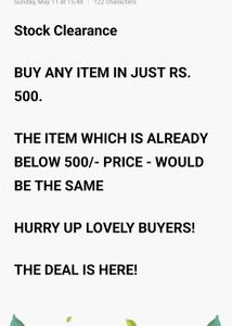 Stock Clearance
