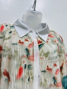 silk pleated cord set